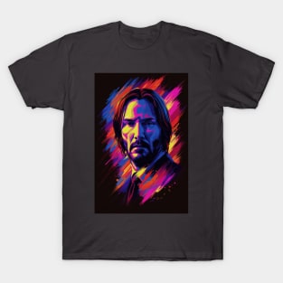 John Wick 4 Colorful Art T-Shirt